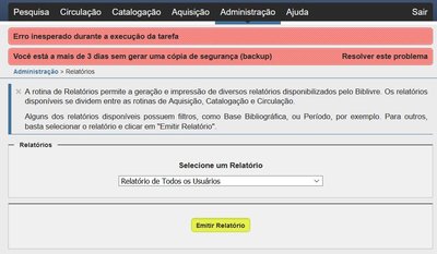 Tela erro relatório todos usuários BHC.JPG
